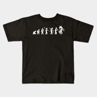 We're Screwed Evolution Chart Black Kids T-Shirt